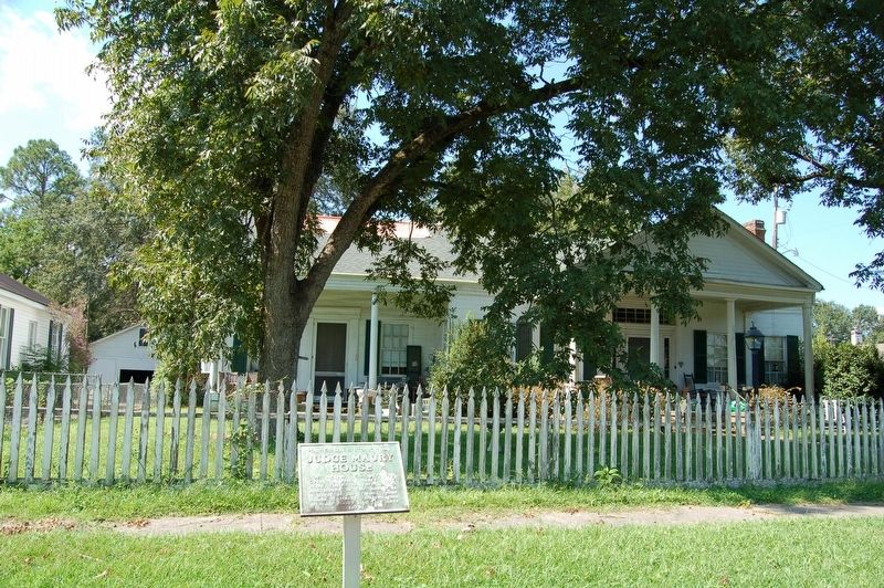 Judge Maury House Marker image. Click for full size.