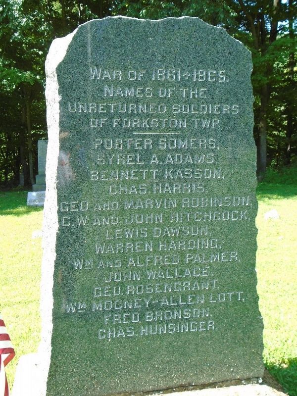 Unreturned Civil War Soldiers Monument. Click for full size. Unreturned Civil War Soldiers Monument image. Click for full size.