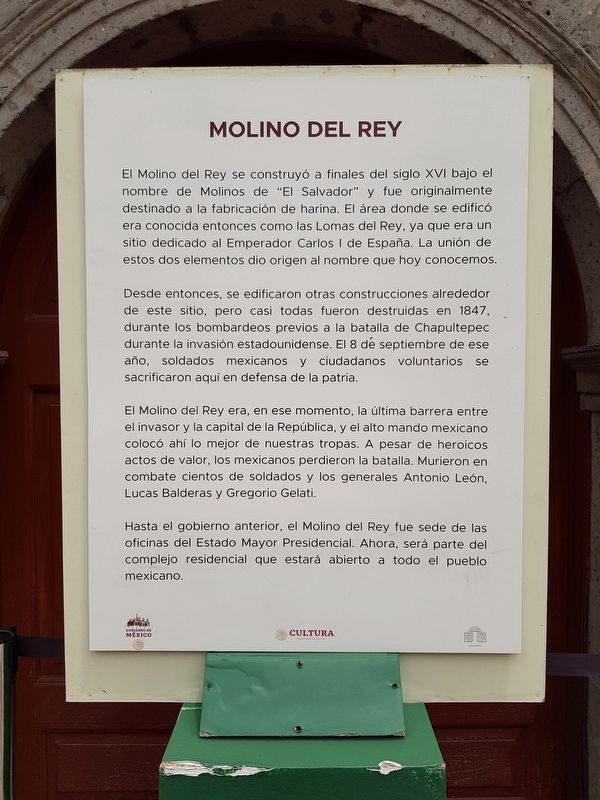 Molino del Rey Marker image. Click for full size.