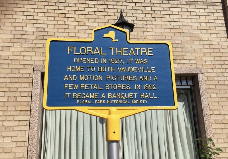 Floral Theatre Marker image. Click for full size.