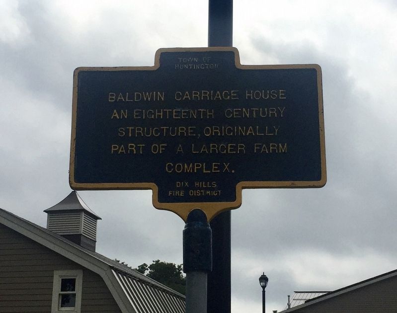 Baldwin Carriage House Marker image. Click for full size.