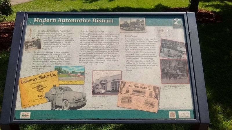 Modern Automotive District Marker. Click for full size. Modern Automotive District Marker image. Click for full size.