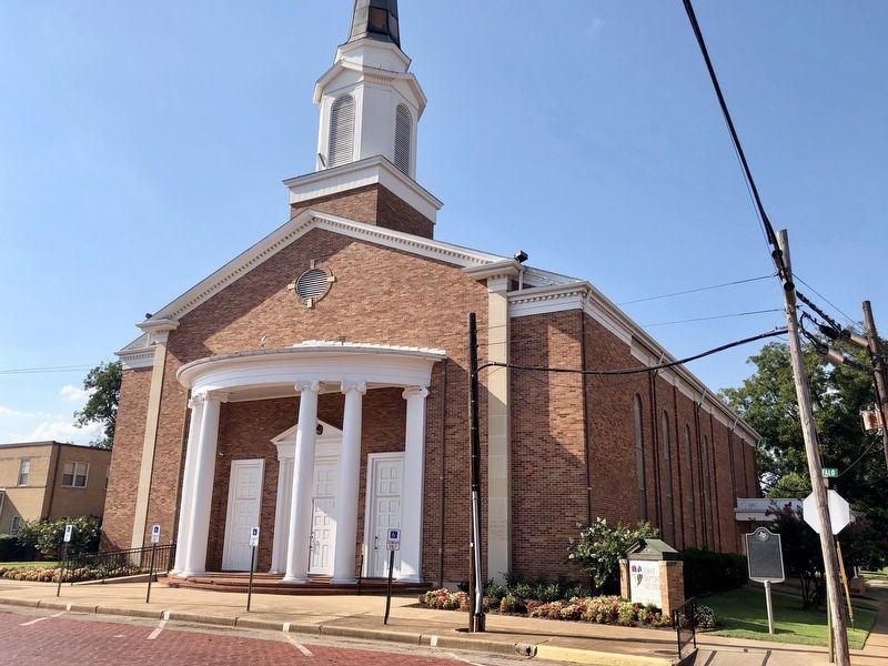 First Baptist Church of Gilmer and Marker image. Click for full size.