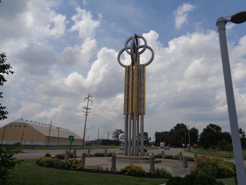 The Salute to Steel Sculpture. Click for full size. The Salute to Steel Sculpture image. Click for full size.