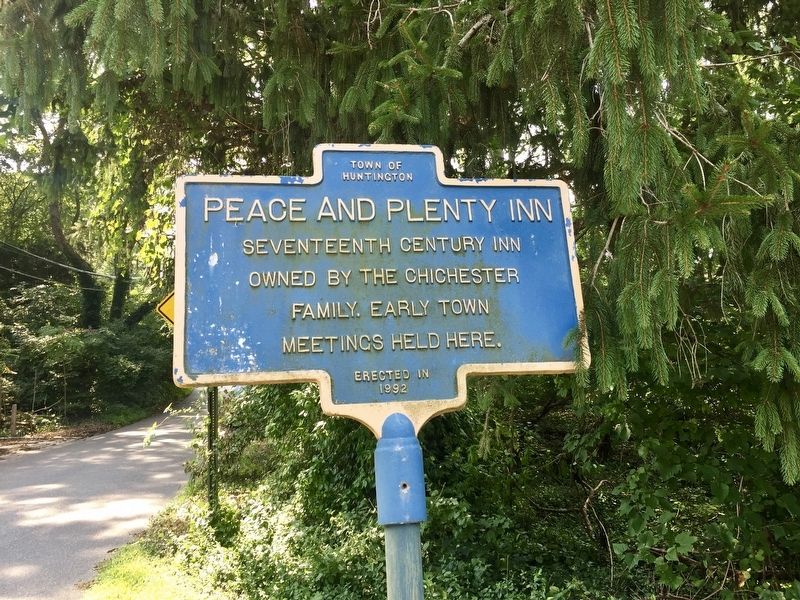 Peace and Plenty Inn Marker image. Click for full size.