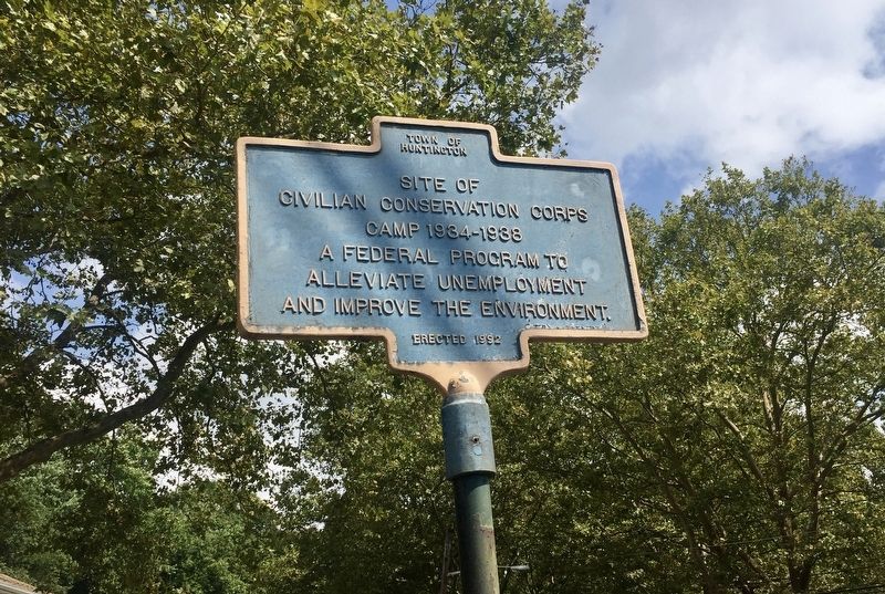 Site of Civilian Conservation Corps Camp 1934-1938 Marker. Click for full size. Site of Civilian Conservation Corps Camp 1934-1938 Marker image. Click for full size.