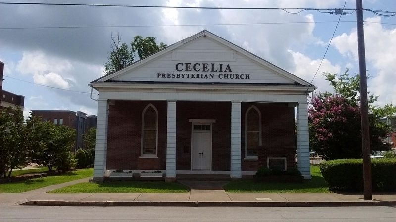 Cecelia Memorial Presbyterian Church Marker image. Click for full size.