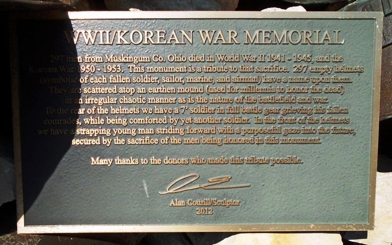 World War II/Korean War Memorial image. Click for full size.