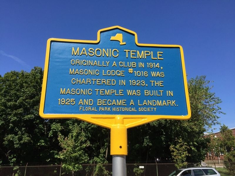 Masonic Temple Marker. Click for full size. Masonic Temple Marker image. Click for full size.