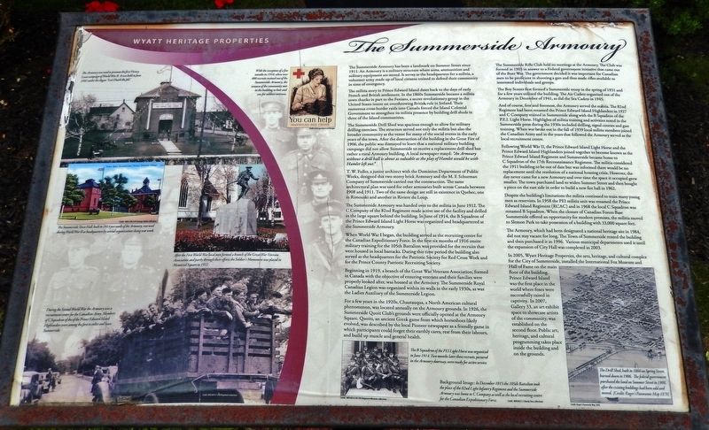 The Summerside Armoury Marker image. Click for full size.