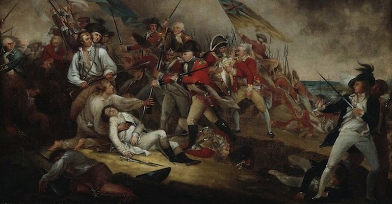 The Death of General Warren at the Battle of Bunker Hill image. Click for full size.