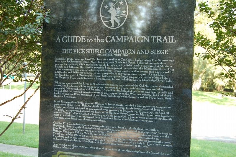 The Vicksburg Campaign and Siege Marker image. Click for full size.