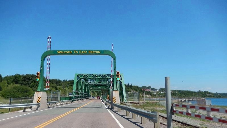 Canso Causeway Bridge • Welcome to Cape Breton! image. Click for full size.