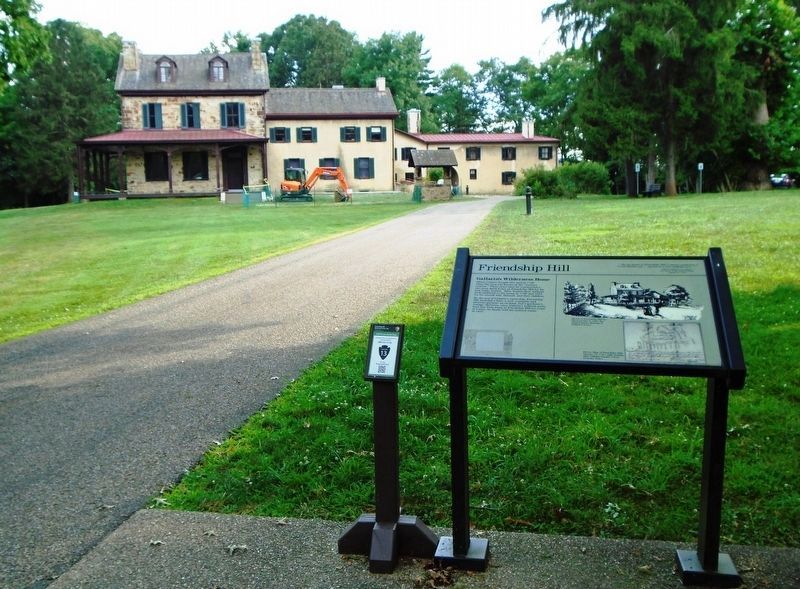 Friendship Hill and Marker image. Click for full size.