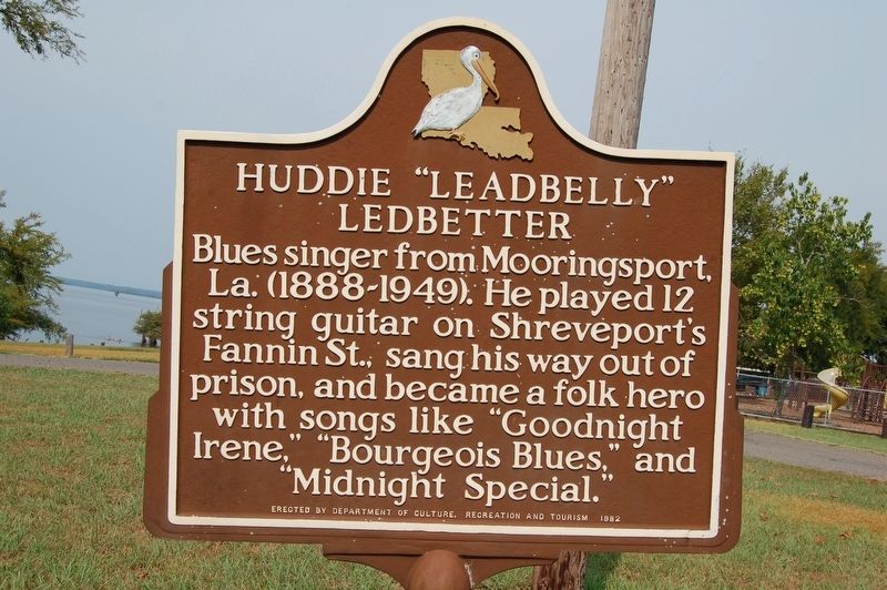 Huddie "Leadbelly" Ledbetter Marker image. Click for full size.