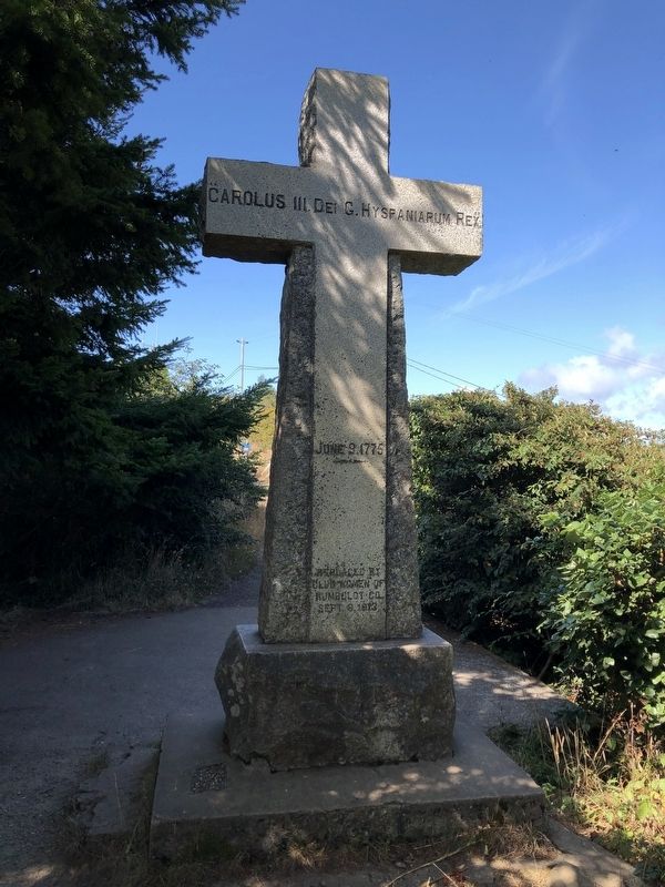 Spain Claims Northern California Marker image. Click for full size.