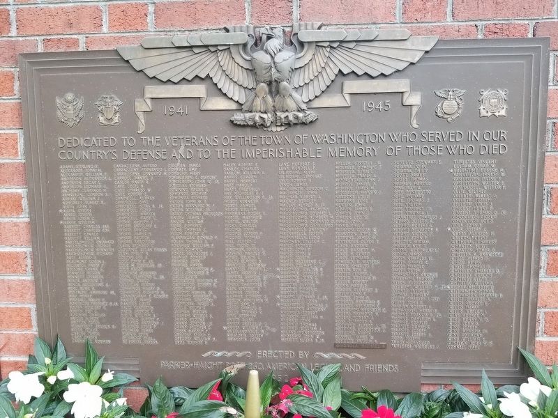 Millbrook Veterans Monument image. Click for full size.