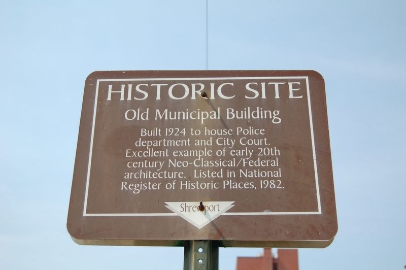 Old Municipal Building Marker image. Click for full size.