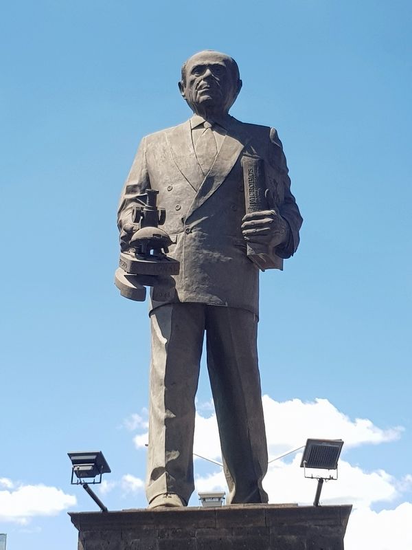 Statue of Dr. Maximiliano Ruiz Castaeda image. Click for full size.