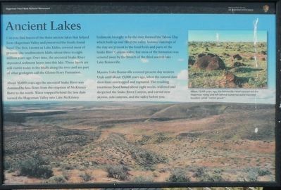 Ancient Lakes Marker image. Click for full size.