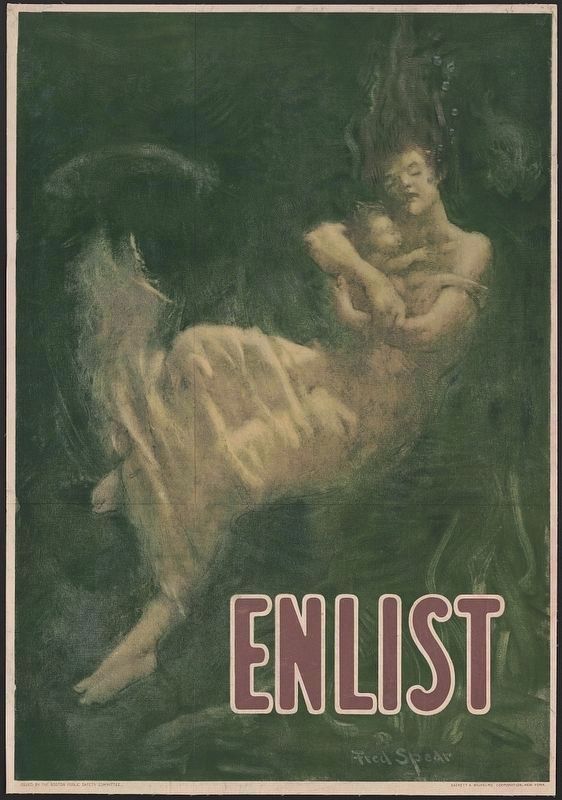 ENLIST (World War I Recruiting Poster). Click for full size. ENLIST (World War I Recruiting Poster) image. Click for full size.