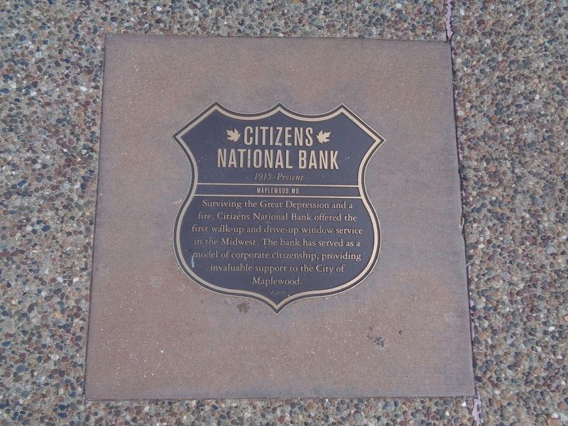 Citizens National Bank Marker image. Click for full size.