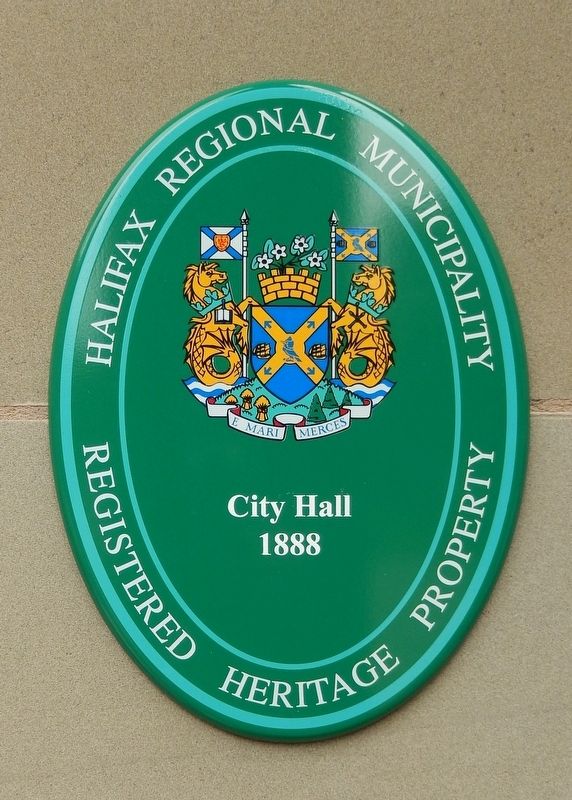 Halifax Registered Heritage Property<br>(<i>plaque mounted near entrance</i>) image. Click for full size.