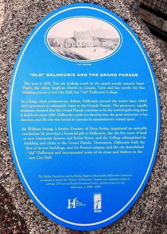 "Old" Dalhousie and the Grand Parade Marker image. Click for full size.