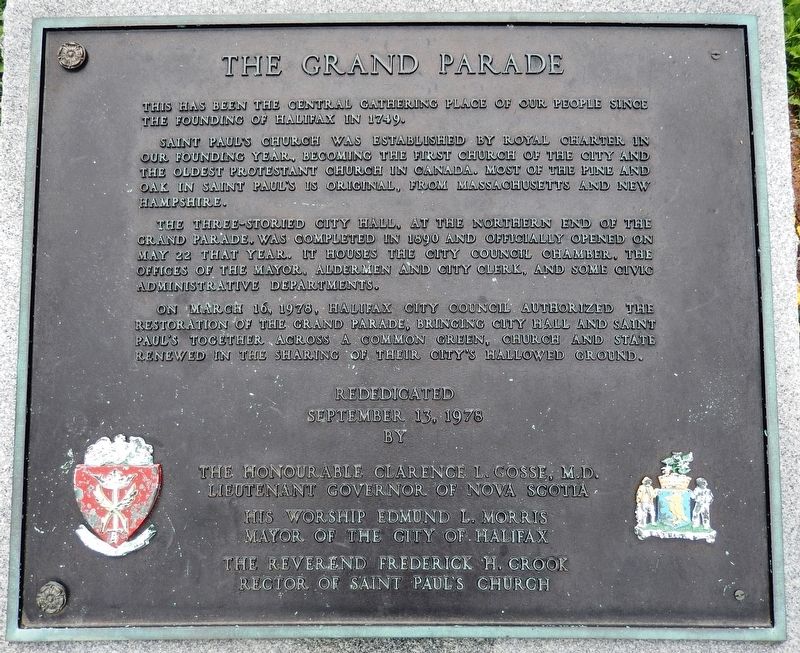 The Grand Parade Marker image. Click for full size.