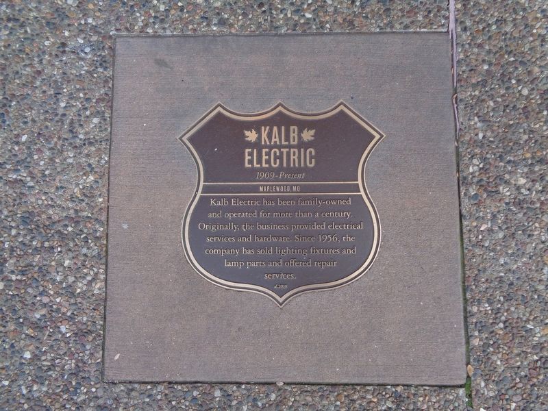 Kalb Electric Marker image. Click for full size.