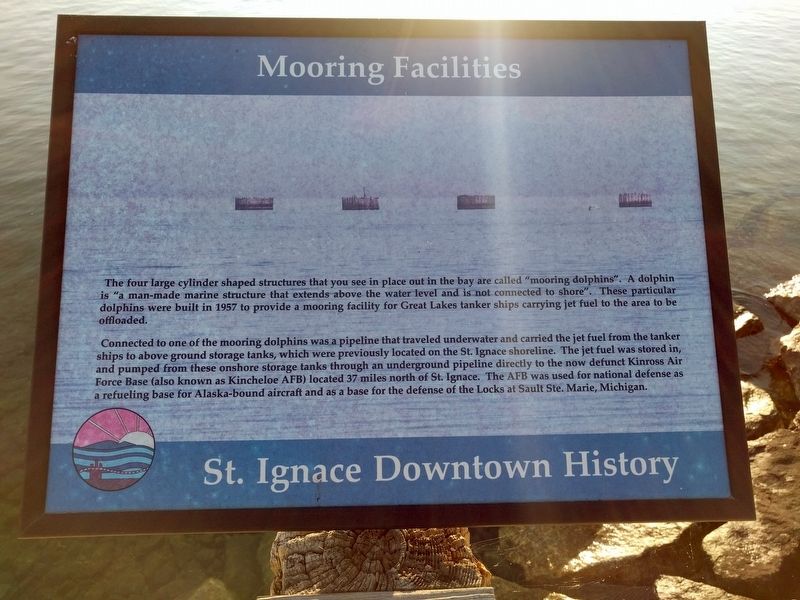 Mooring Facilities Marker image. Click for full size.