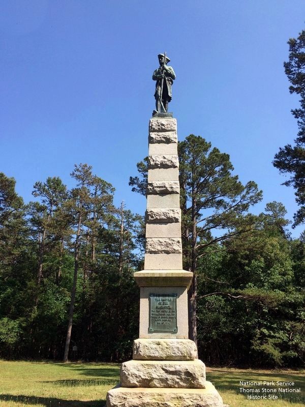 The Battle of Alamance Monument. Also known as the Colonial Column. image. Click for full size.
