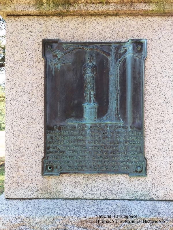 The Battle of Alamance Monument. Also known as the Colonial Column. image. Click for full size.