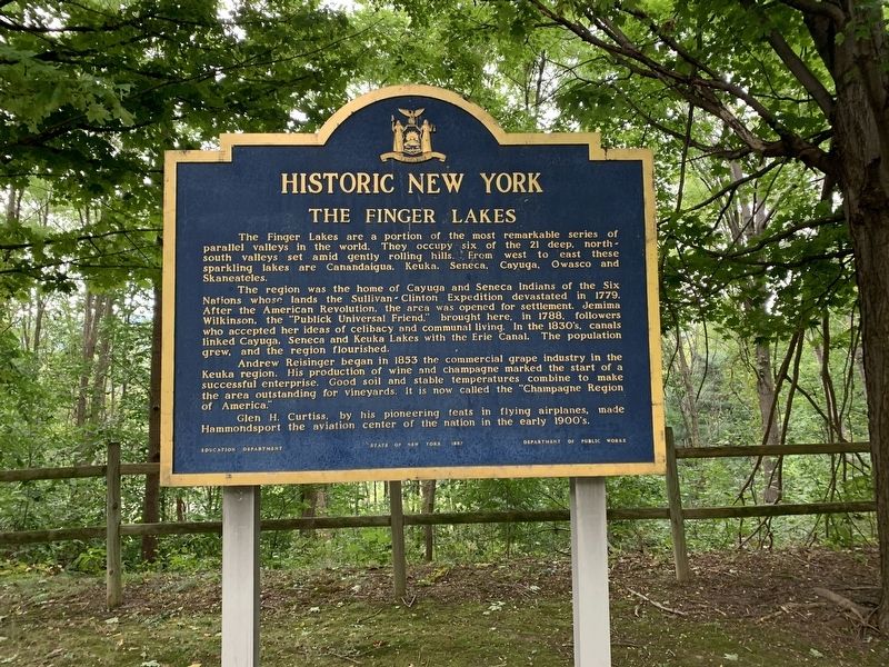 Historic New York Marker. Click for full size. Historic New York Marker image. Click for full size.