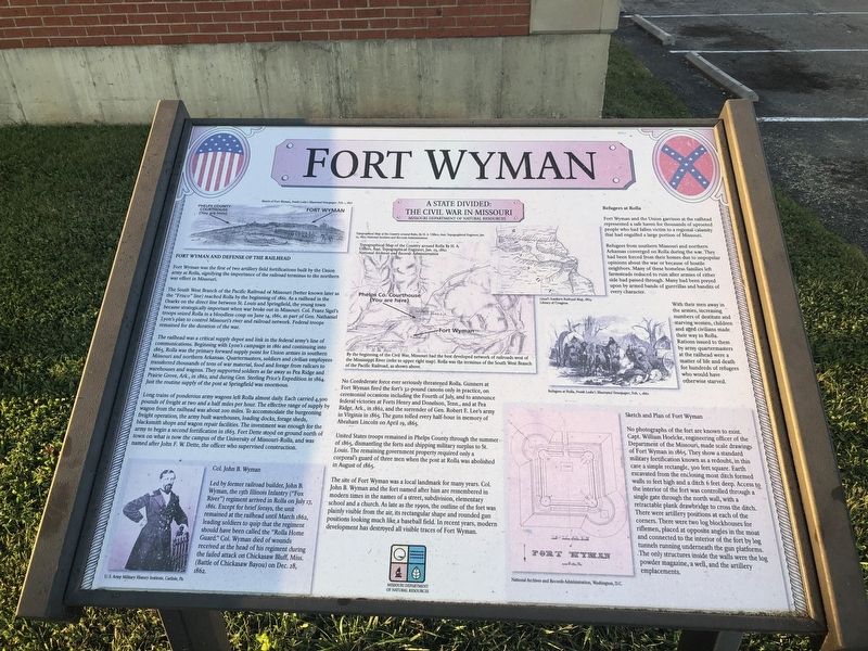 Fort Wyman Marker image. Click for full size.