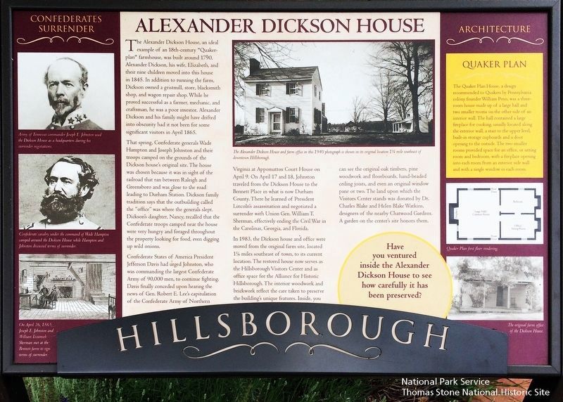 Alexander Dickson House Marker image. Click for full size.