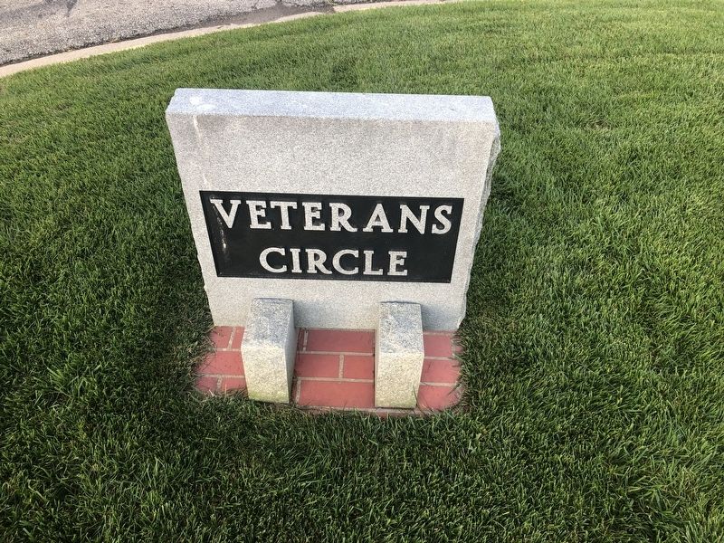 Veterans Circle Marker image. Click for full size.