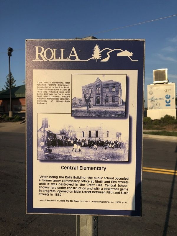 Central Elementary Marker image. Click for full size.