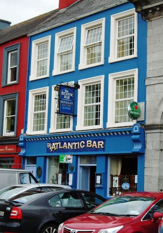 James Joyce Pub Award Marker on The Atlantic Bar image. Click for full size.