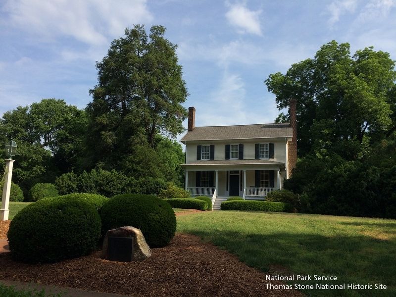 Nash-Hooper House Marker and house exterior. image. Click for full size.