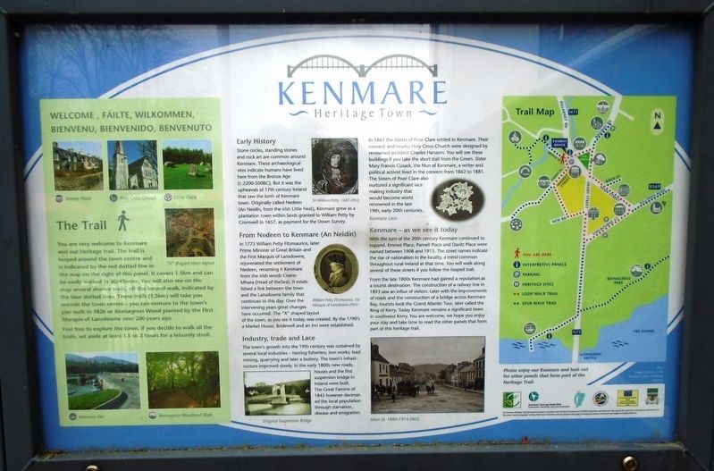 Kenmare Heritage Town Marker image. Click for full size.