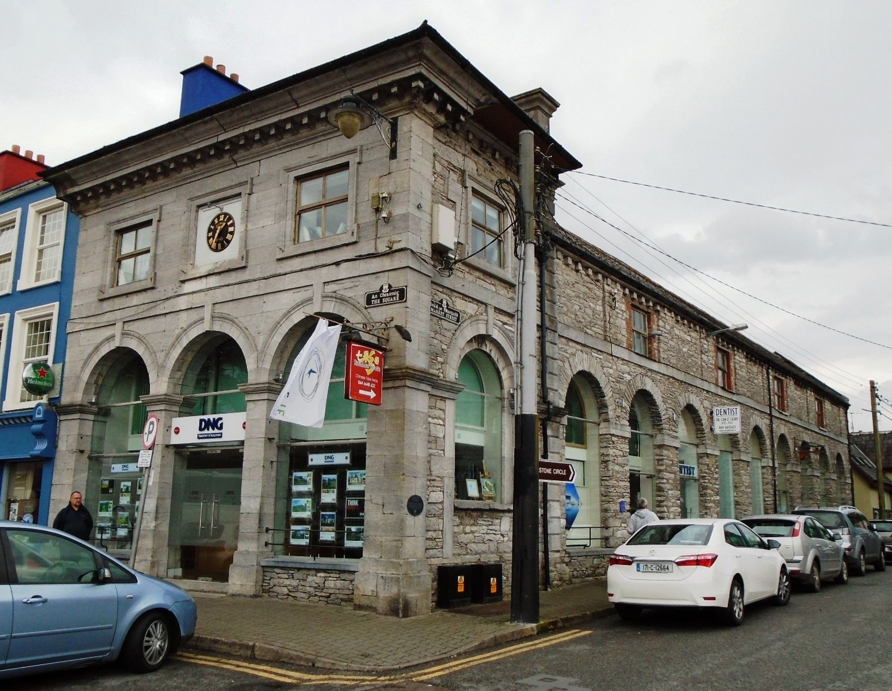 The Market House and Marker image. Click for full size.