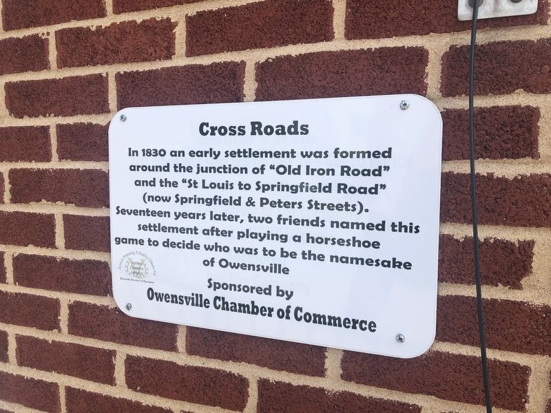 Cross Roads Marker. Click for full size. Cross Roads Marker image. Click for full size.