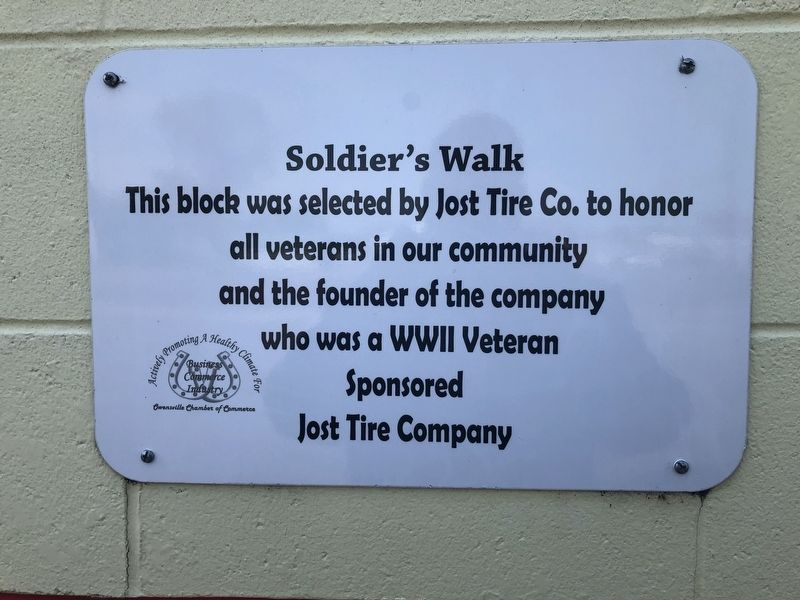 Soldier's Walk Marker image. Click for full size.