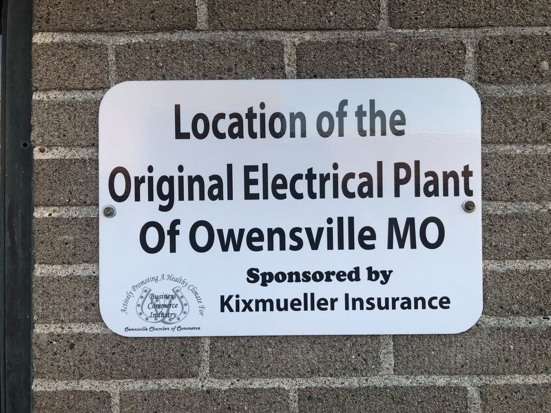 Original Electrical Plant Marker image. Click for full size.