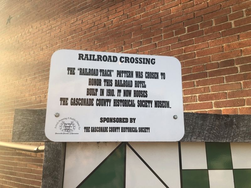 Railroad Crossing Marker image. Click for full size.