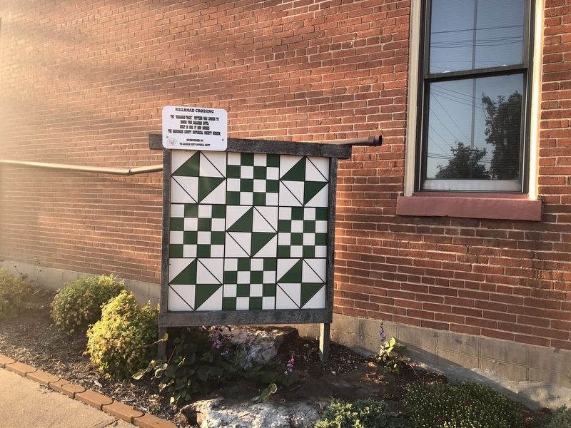 Railroad Crossing Marker image. Click for full size.