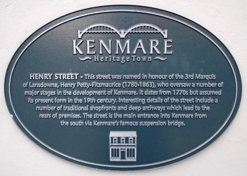Henry Street Marker. Click for full size. Henry Street Marker image. Click for full size.
