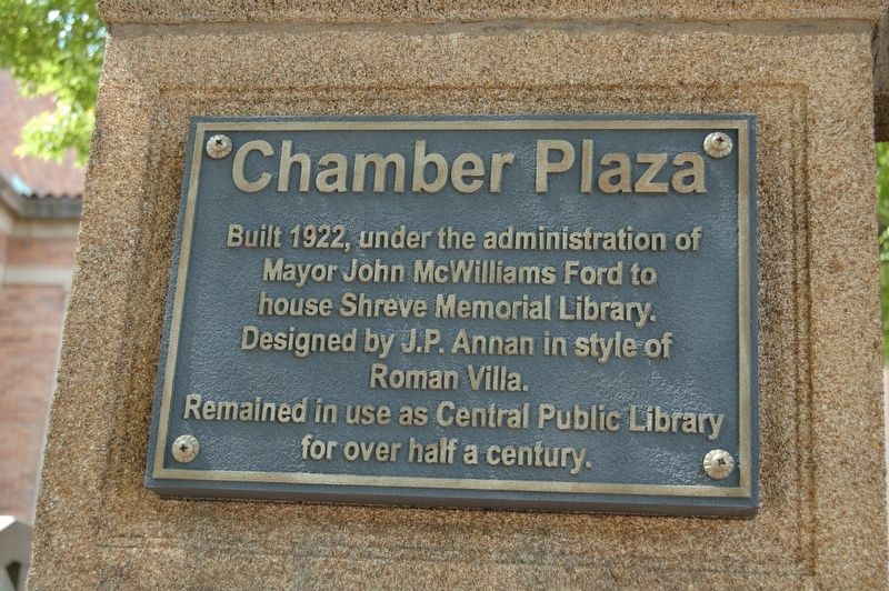 Chamber Plaza Marker image. Click for full size.
