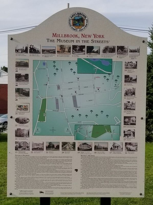 Millbrook, New York Museum in the Streets Marker image. Click for full size.